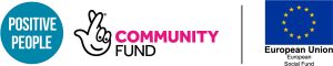 Positive People, Community fund and EU logo